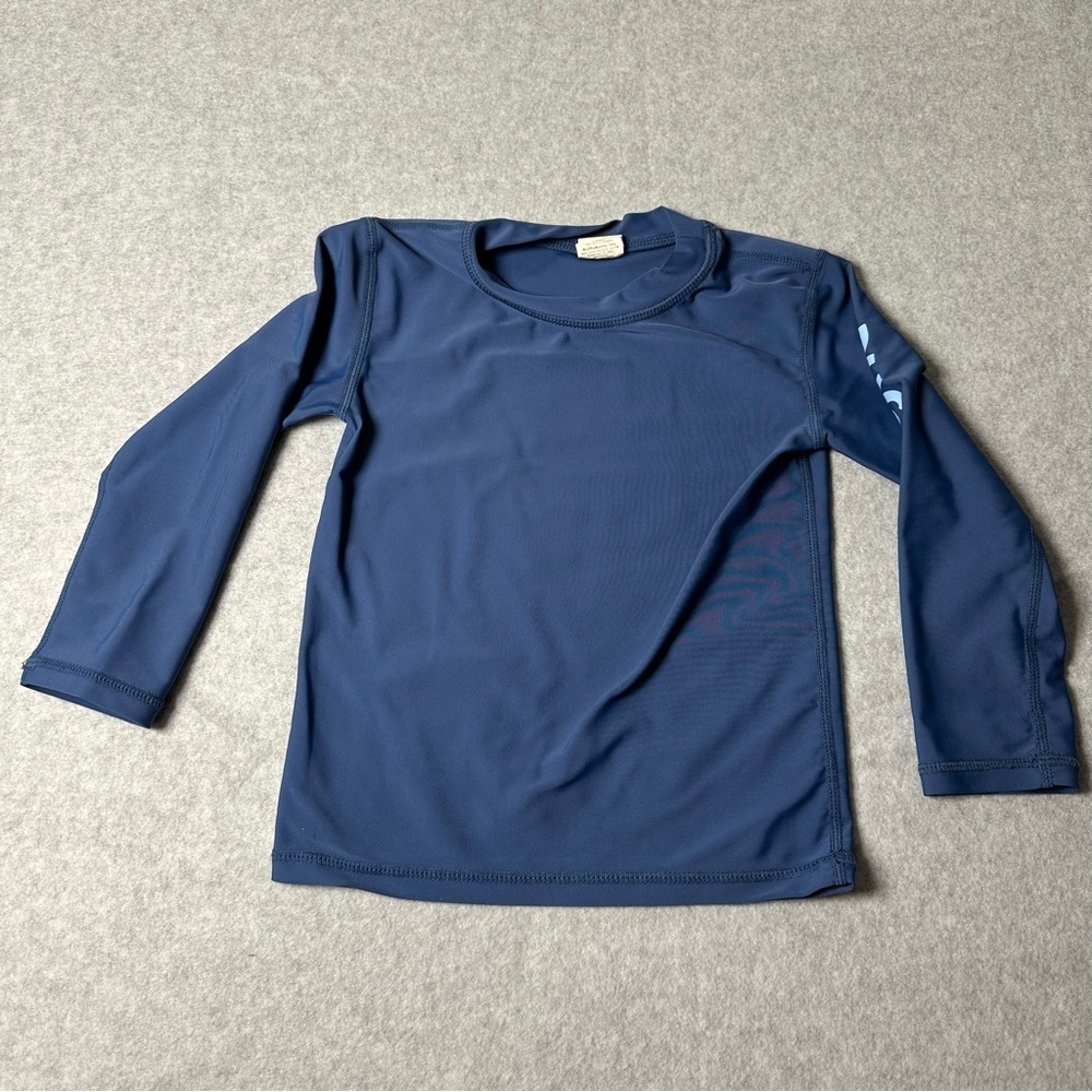 Children's Long Sleeve Navy Rashguard‎